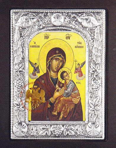 Theotokos Panagia Kanala of Kythnos Aluminum Icon